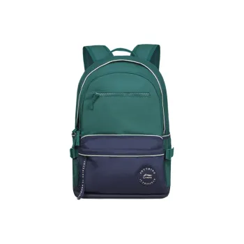 LiNing Sports Life Collection Polyester Backpack Regular Unisex Scallion Green & Deep Iris Blue