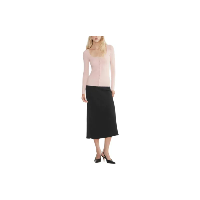 ARITZIA Wilfred Lafleur Cardigan Knitwear Women's Bow Pink/Bowknot Pink-1