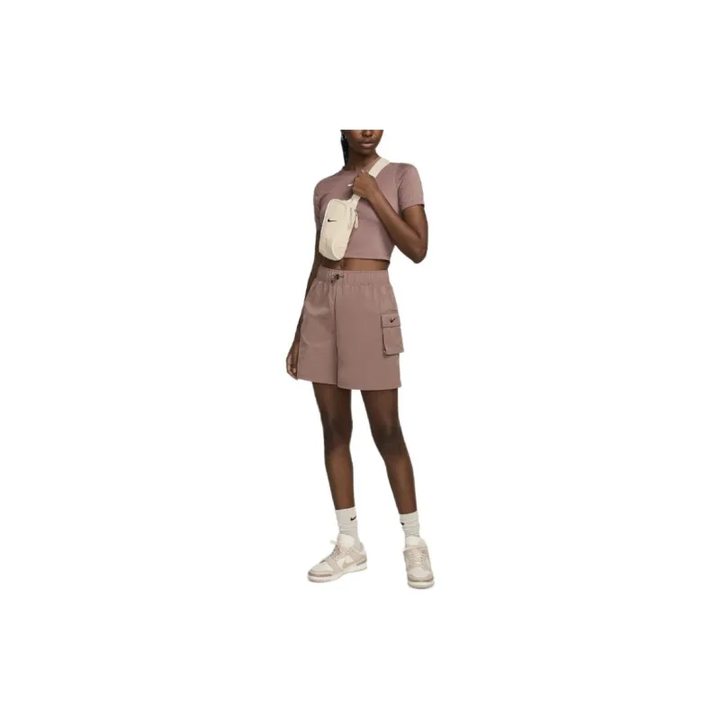 Nike Sportswear Essentials Series Casual Shorts Women's Smokey Mauve-1