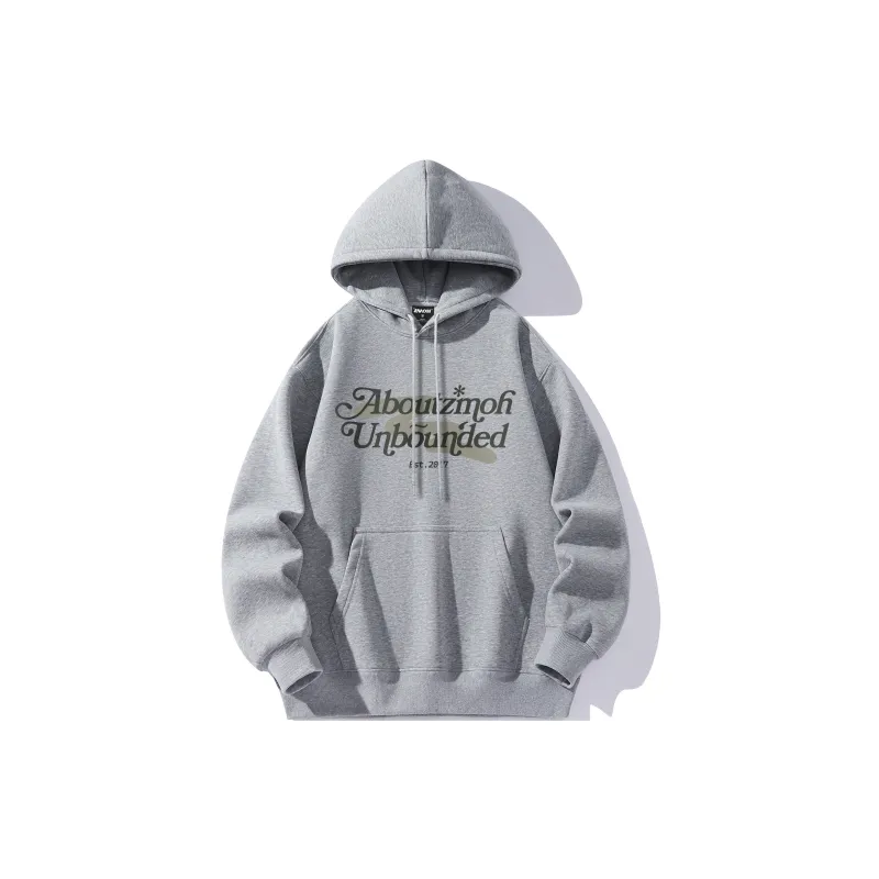 ZMOH Fleece Lined Hoodie Unisex Couple's-17