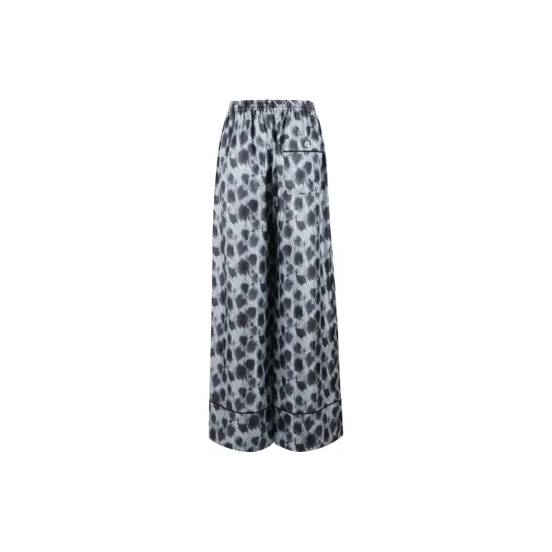 MARNI Abstract Printed Wide Leg Trousers-1