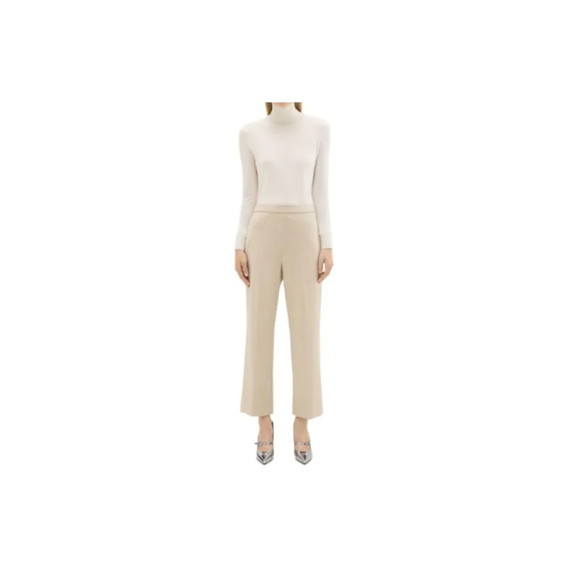 THEORY Casual Pants Women's Oat/Gray-1