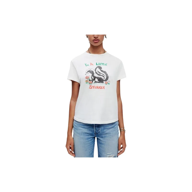 RE/DONE T-Shirts Women's White-2