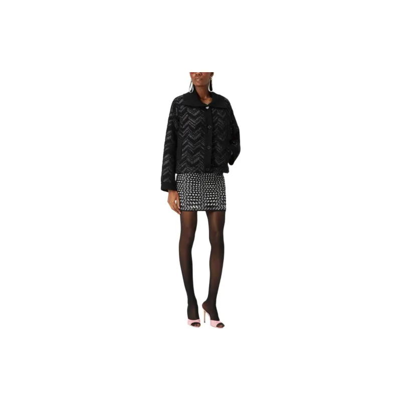 MISSONI Embellished Zigzag Mini Skirt-1