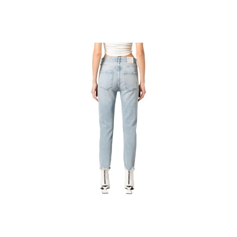 AGOLDE High-waisted Cropped Jeans-2