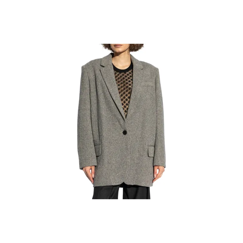 ISABEL MARANT ETOILE Cakaito Single Breasted Jacket-1
