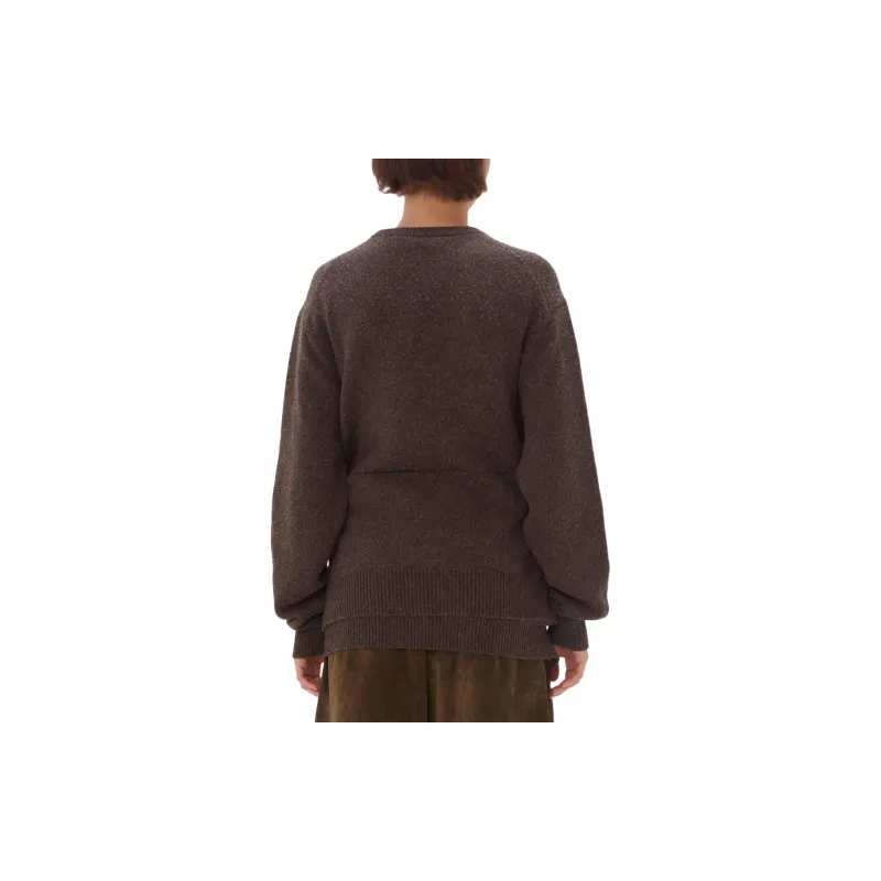 JW Anderson Draped Tie Front Jumper-2