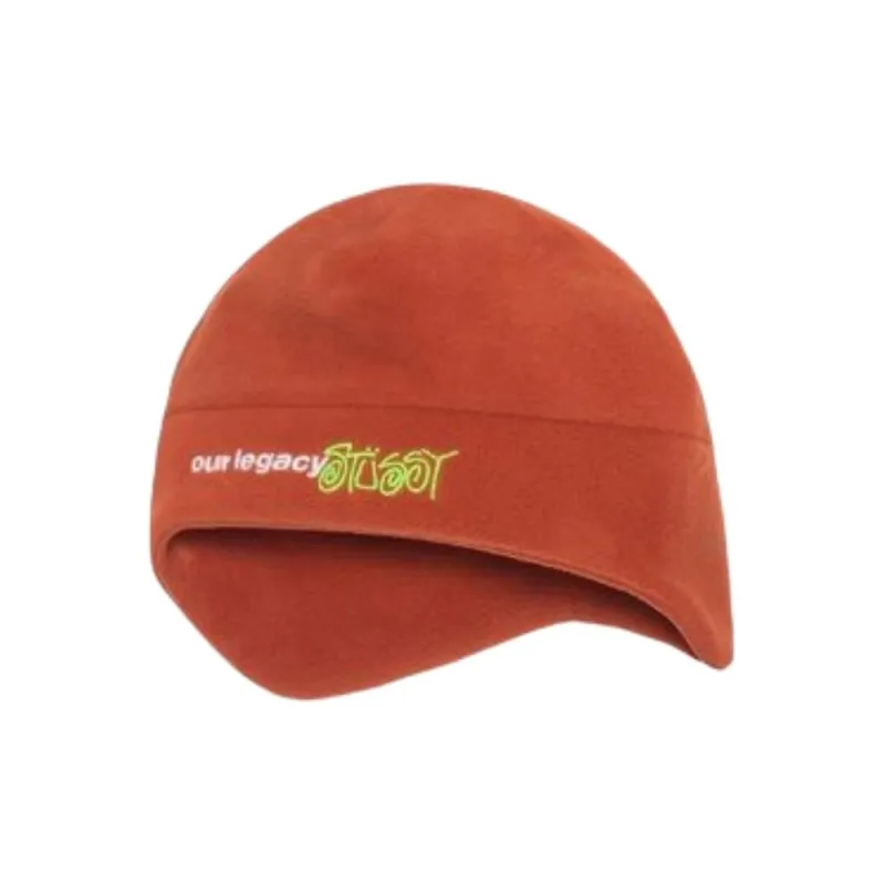 Stussy Polyester Beanies Unisex Rusty Red-0