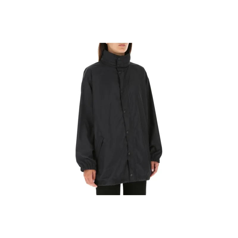 Balenciaga Logo-print Rain Coat-3