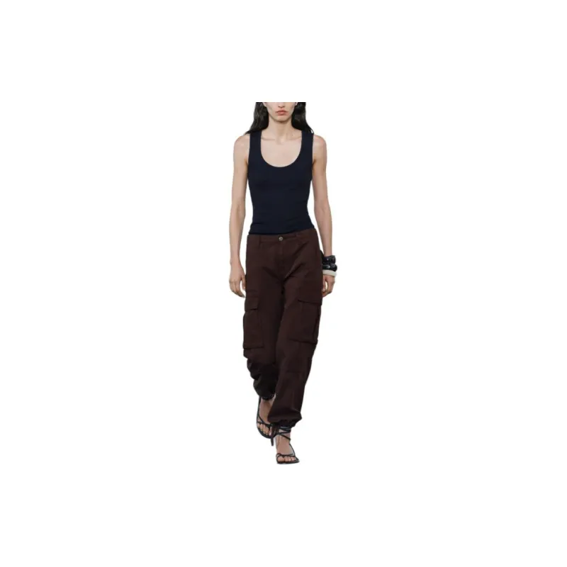 ZARA Tank Tops Women's Sea Blue-2