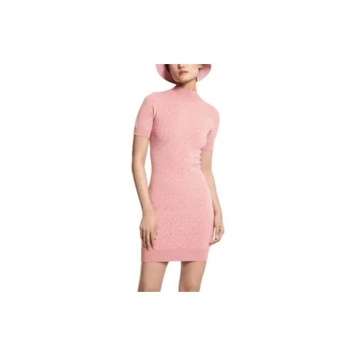 MICHAEL KORS Short-Sleeved Dresses Women's Dark Rose Pink