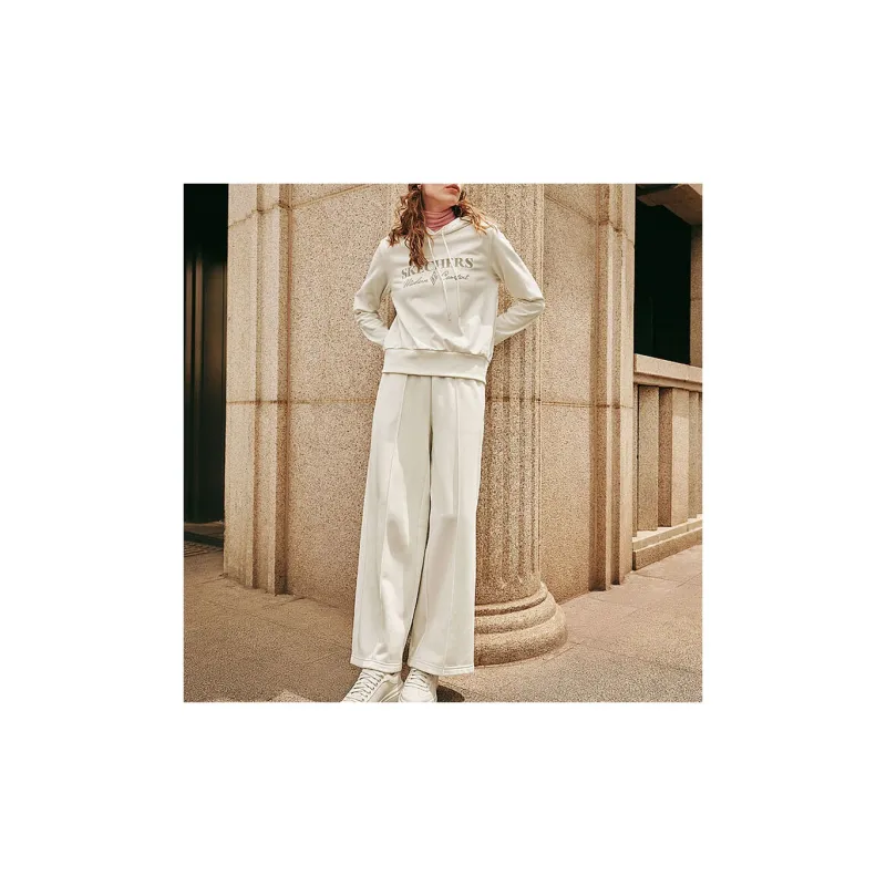 Skechers Knitted Sweatpants Women's Marshmallow White/0074-2