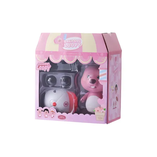 MINISO Loopy The Beaver Zanmang Loopy Collection Styling House Figure Outfit Change Bonus Gifts