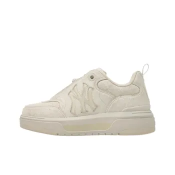MLB Chunky Liner Low Top Casual Shoes Unisex Beige Yellow