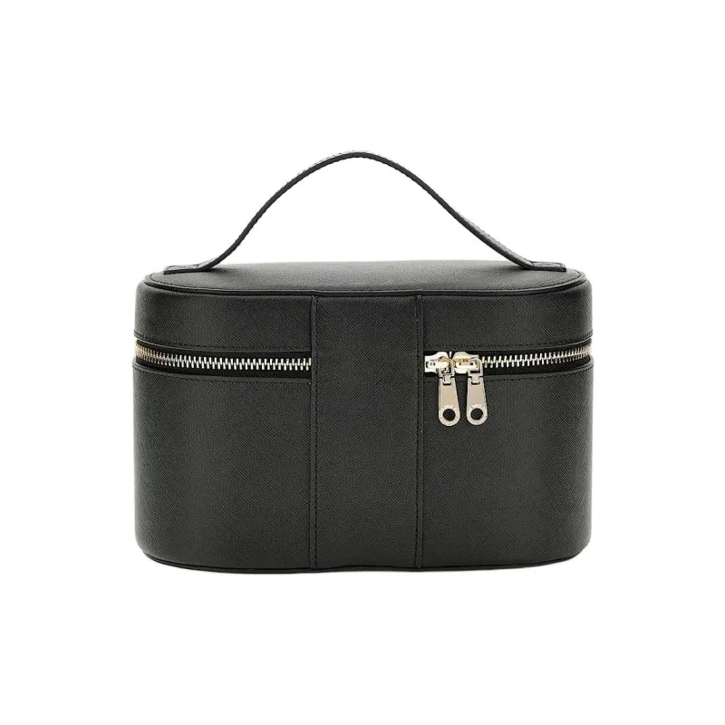 GUESS Polyurethane Makeup Bag Women's Black-1
