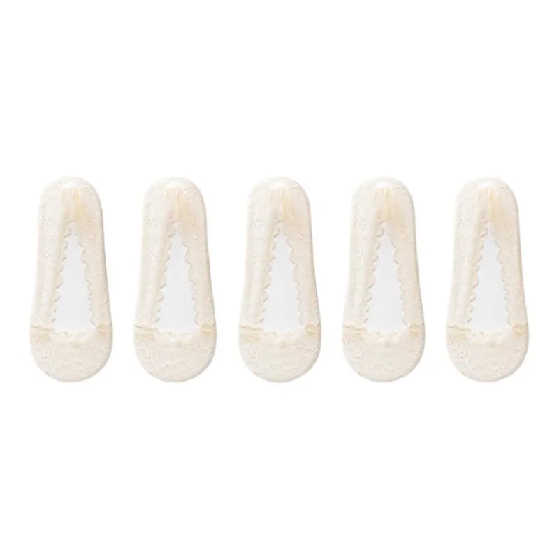 ROBINHOOD No Show Socks Women's 5 Pack-16