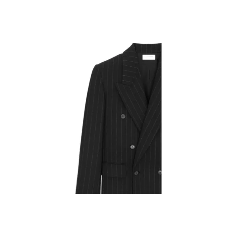 SAINT LAURENT Double breasted Wool Blazer-3