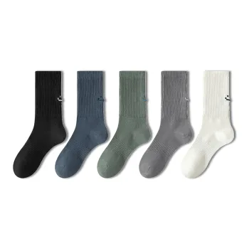 AUGUST Mid Calf Socks Men's 5 Pack Mix And Match