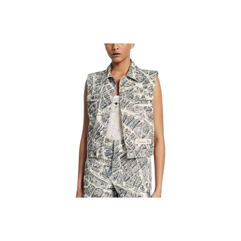 DIOR Vests Women's Navy-1