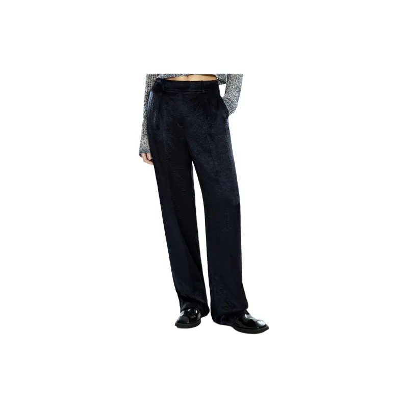 COVERINS Casual Pants Women's Navy Blue-2