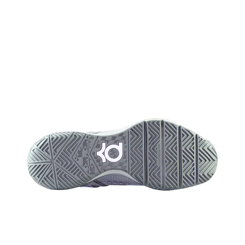 Nike KD Trey 5 IV Cushioning Anti-Slip And Wear-Resistant Mid-Top Basketball Shoes Men's Gray-5