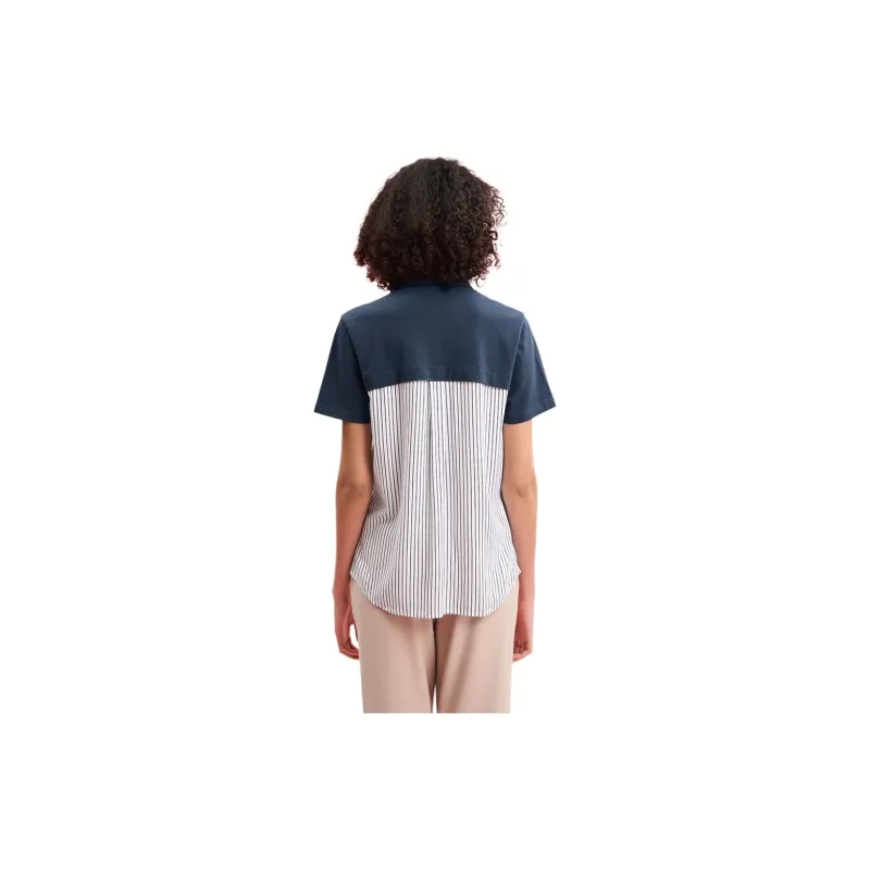 NAUTICA Polo Shirt Women's Light Navy Blue-1