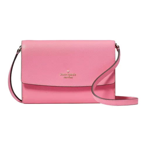 Kate Spade Leather Shoulder Bag, Crossbody Bag Women's Pink
