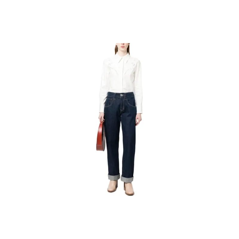 Chloé Lace Detailed Long Sleeved Shirt-1
