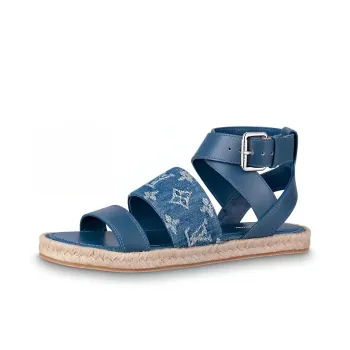 LOUIS VUITTON Strap Sandals Women's Blue
