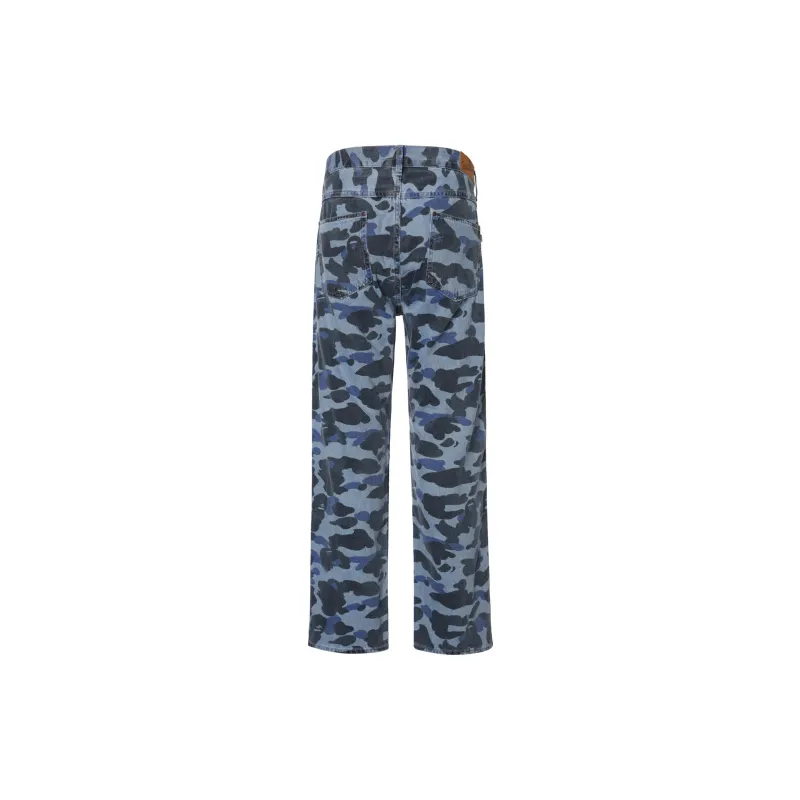 Bape Color Camo Denim Pants-1