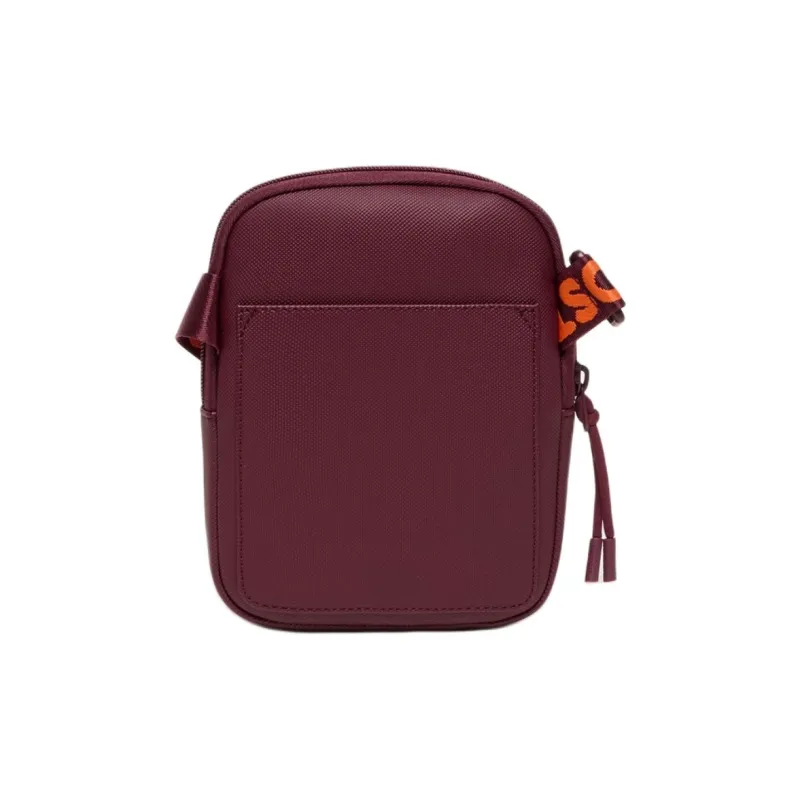 LACOSTE Polyurethane Shoulder Bag, Crossbody Bag Men's Burgundy-2