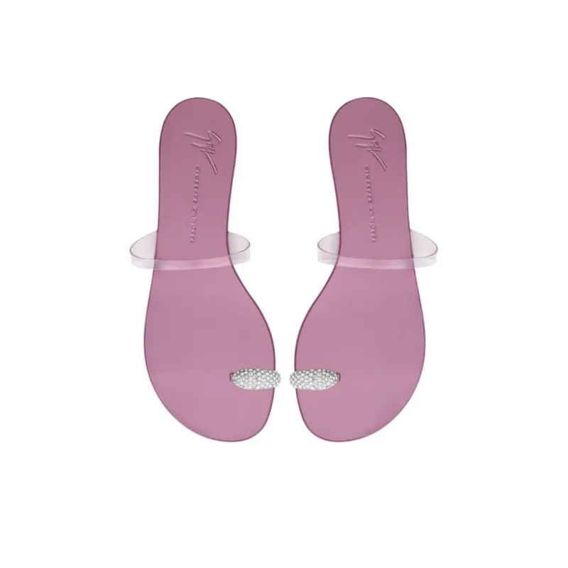 Giuseppe Zanotti/GZ Flip Flops Women's Pink-4
