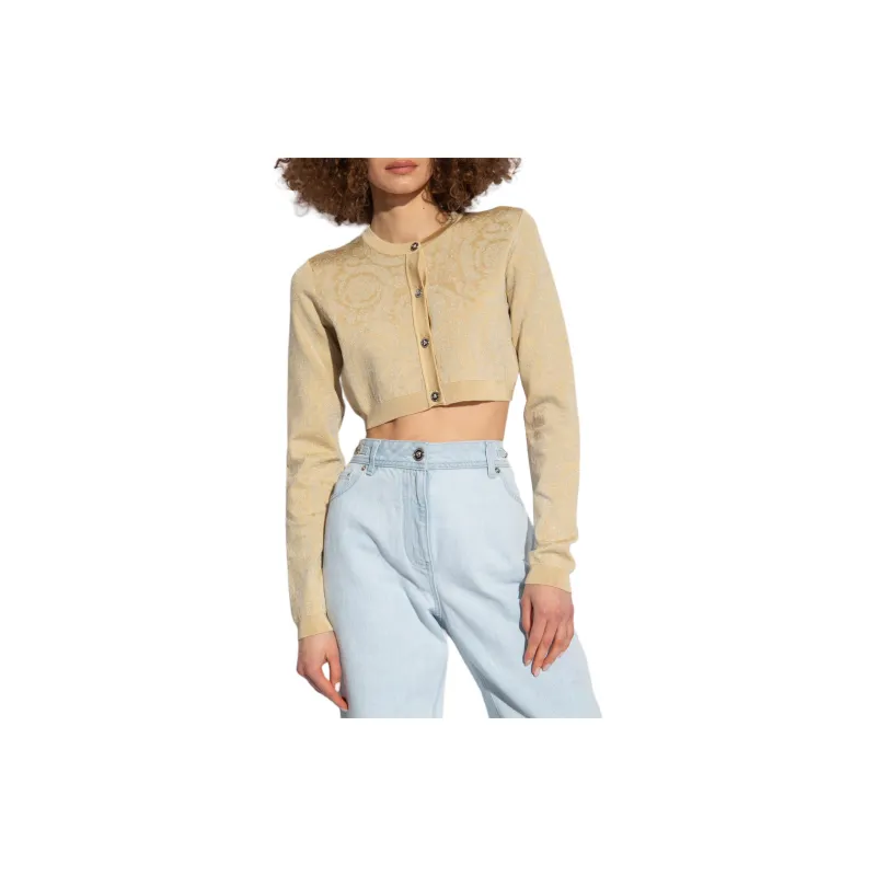 VERSACE Knit Sweater 'Light Sand'-2