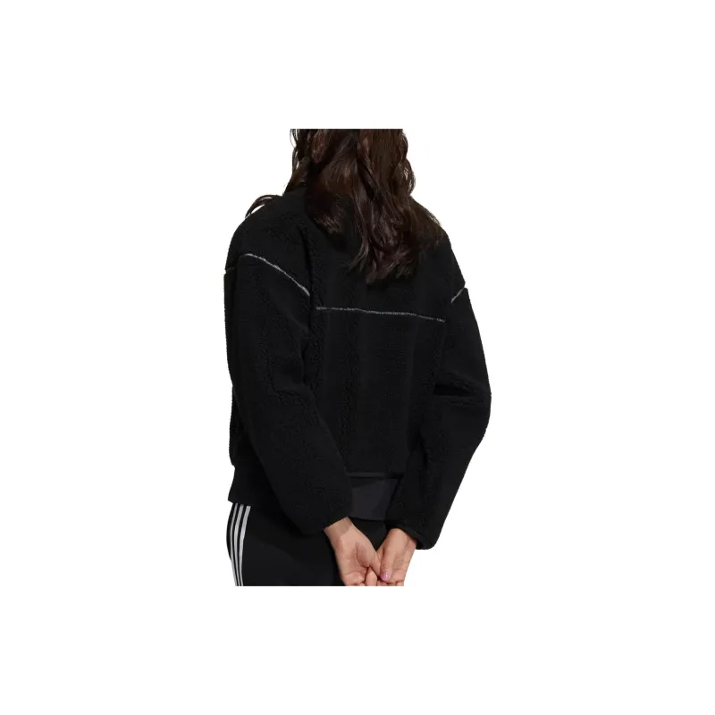 Adidas Neo Velvet Jackets Women's Black-3