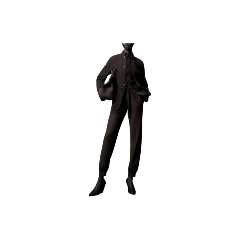 Loro Piana FW24 Jackets Coats Women's Dark Brown-2