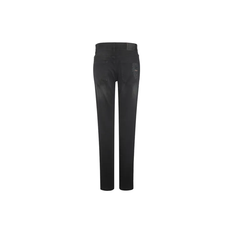 DIDIBOY FW24 Jeans Men's Black Gray Color-1