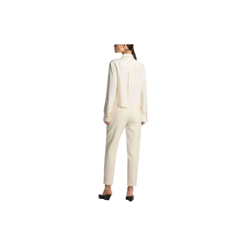 St. John SS24 Shirt Women's Light Beige-2