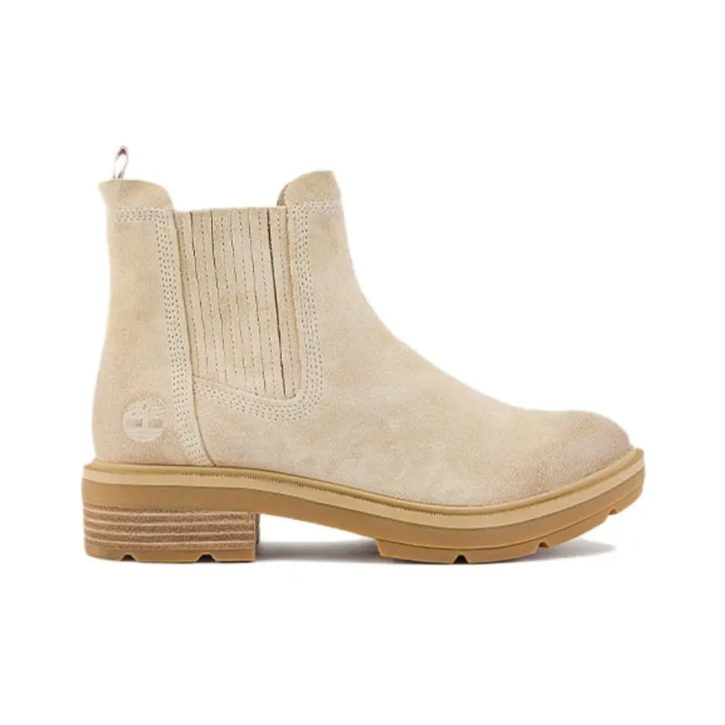 Timberland Short Chelsea Boots Women's Light Beige-1