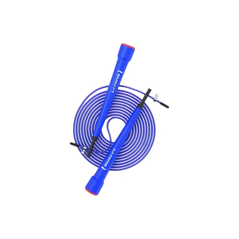 LiNing Professional Racing Non Countable Jump Ropes Teenagers Handle Material Plastic, Rope Material PU Steel 3m-6