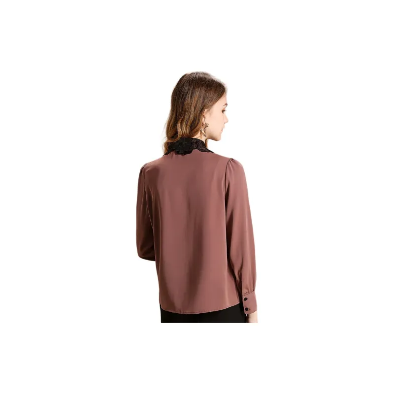 FENHONGMALI Shirt Women's Purple-2