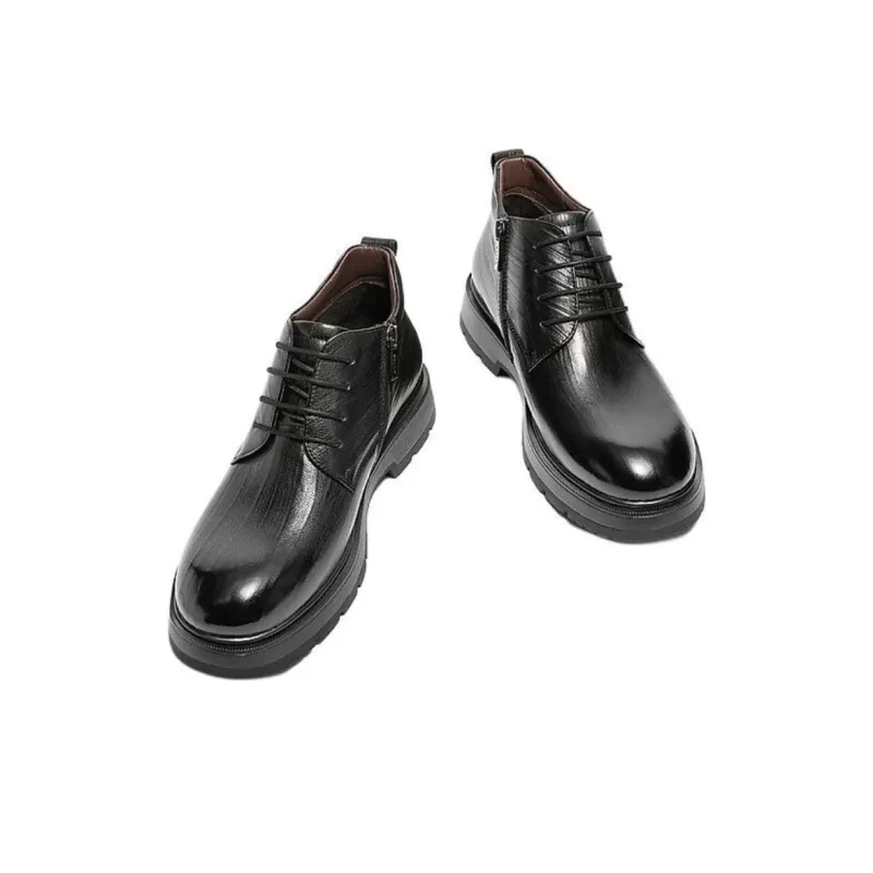 BELLE Dress Shoes Men's Black Unlined Lining-3