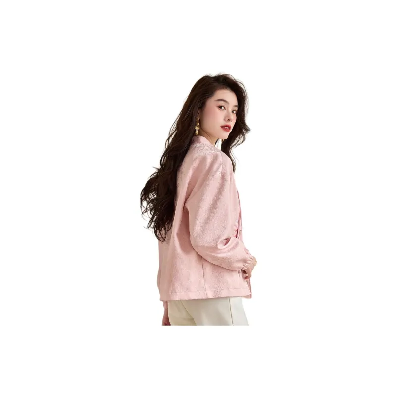 CARBAMMI Jackets Coats Women's Cherry Blossom Pink-3