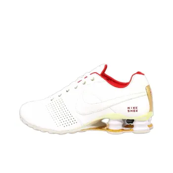Nike Shox Deliver Cushioning, Slip Resistant, And Abrasion Resistant Low Top Training Running Shoes Women's White