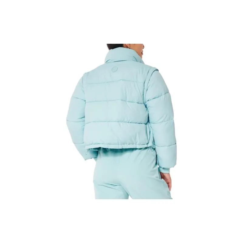 Hollister Puffer Jacket Women's Light Blue-2