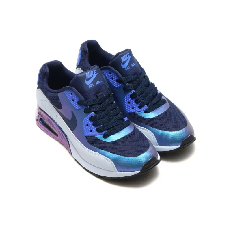 Nike Air Max 90 Cushioning Wear Resistant Low Top Casual Shoes Men's Blue-2