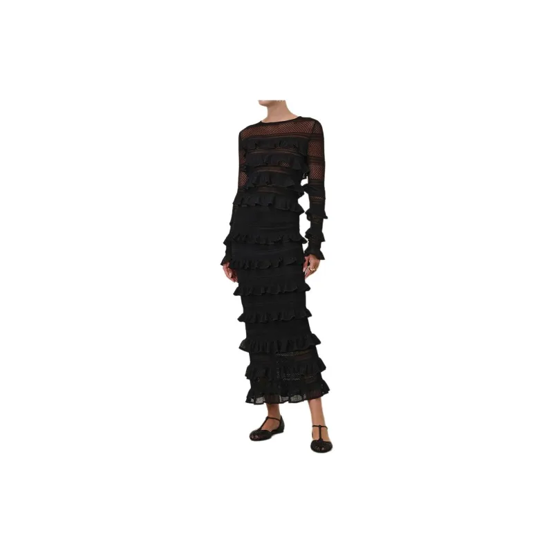 Zimmermann Illustration Frilled Skirt-1