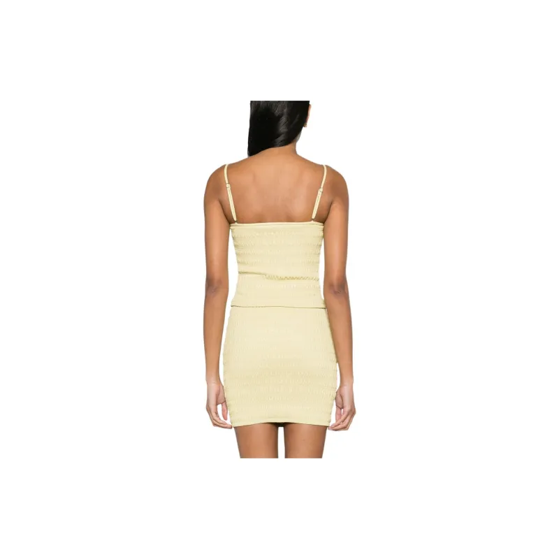 NANUSHKA Arenda Smocked finish Sleeveless Top-3