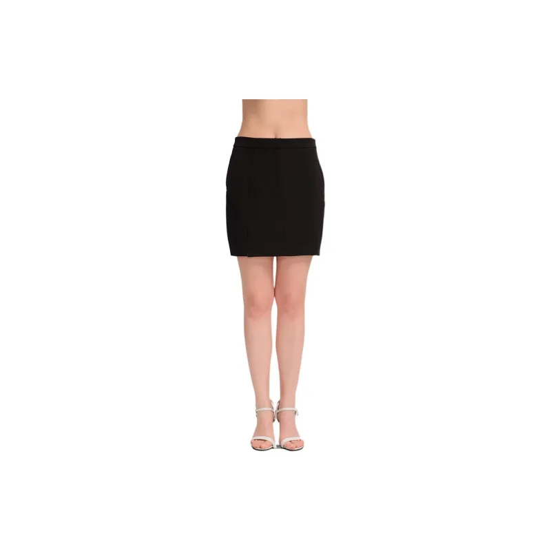 Blood Glitter Casual Short Skirts Women's Black-1