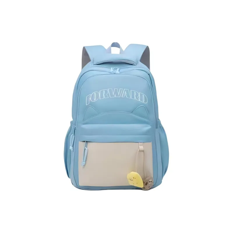 ZUOBAILI Nylon Backpack Large Size Unisex Red/Pink/Black/Blue/Khaki-11