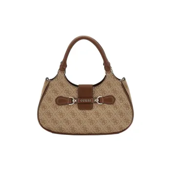 GUESS Polyurethane Shoulder Bag Crossbody Bag Handbag Women's Brown